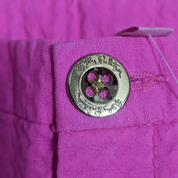 NWT! Lilly Pulitzer Adie Shorts In Magenta Size 2 - Picture 8 of 13